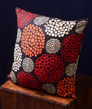 Floral Ankara Throw Pillows