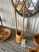 Natural Bamboo Candle Holder – Handcrafted by Konobora Crafts